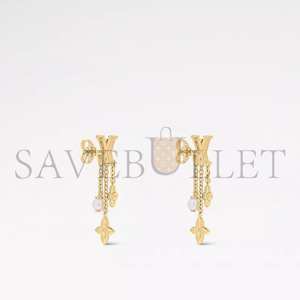 l**is V*t*n lv l**isa logo earrings m01574